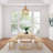 Linzy 6-Person Solid Wood Dining Set-1754964954