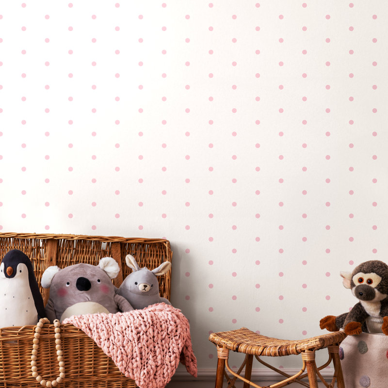 Polk Dot Spot - Pink & White