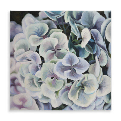 Colorful Hydrangea Flowers Tablecloth | Green Rustic Decor