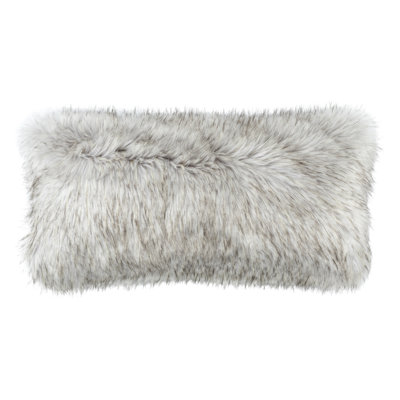 Faux Fur Lumbar Pillow Cover & Insert