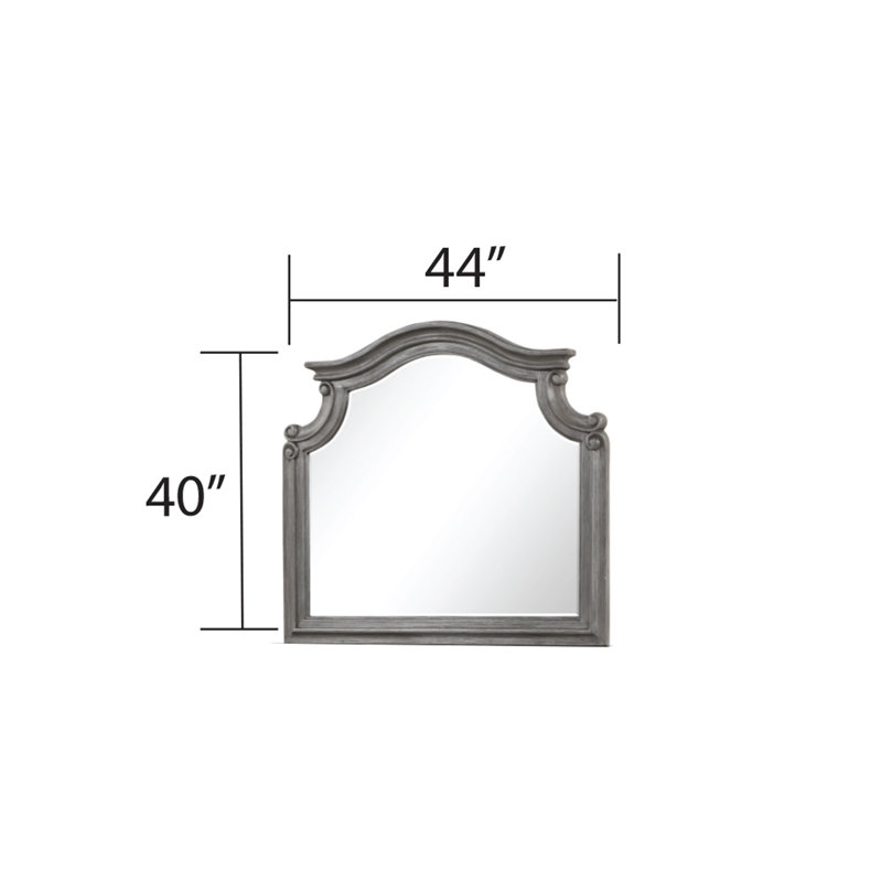 Miroir Azoriah en gris