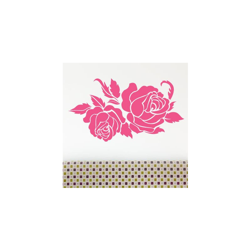 Plants & Flowers Wall Decal, Medium, Pink