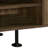 Vespucci Rustic Oak and Black TV Stand with Open Shelving