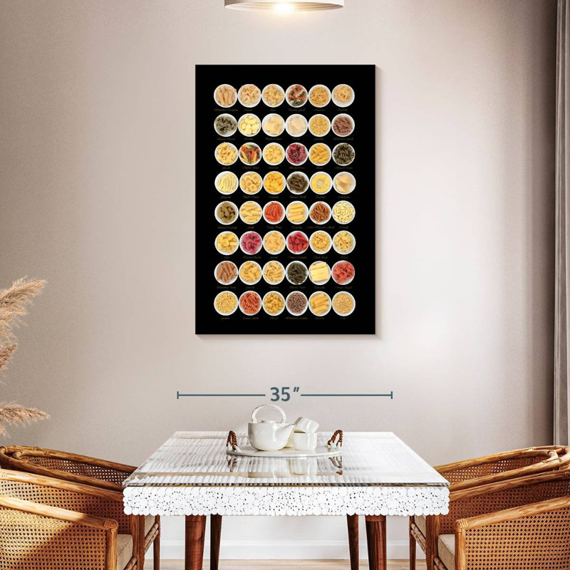 Yarlin Pasta Sampler, 45" H x 30" W