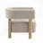 Lejon Boucle Upholstered Accent Chair With Rubberwood Legs-112296352-118316652