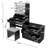 Large Makeup Vanity Set with Lights, USB & Power Outlet and 9 Drawers-364081672