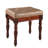 Wexford Collection Upholstered Accent Bench, Mid-Century Modern Faux Leather Vanity Bench with Tufted Seat and Solid Wood Legs-485478330