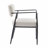 Xzavier Mid-Century Modern Upholstered Dining Armchair With Iron Frame-1734679158