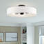 Plafonnier semi-encastré 4 lumières 22 po Ashtun-411244514