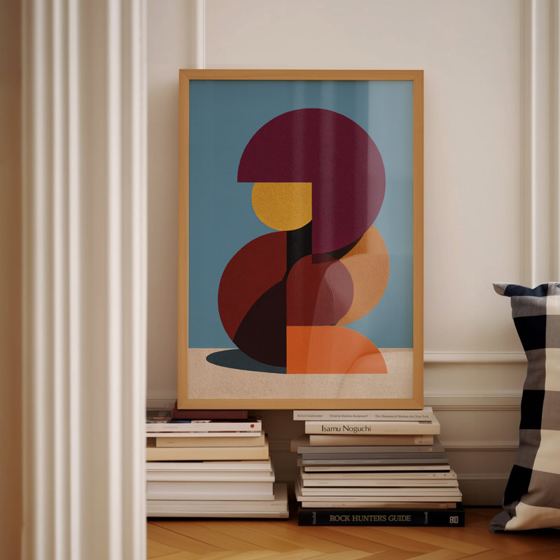 Form and Structure No. 10: Reproduction d'art géométrique abstraite, 24x30 in, Black