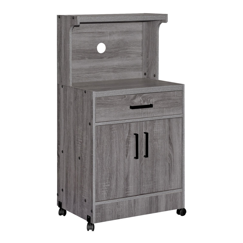 Chariot de garage en bois, Gris