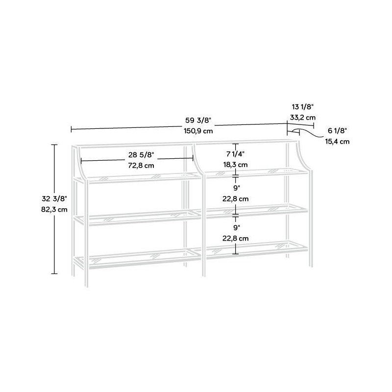 Srita 59.37'' Glass Top Console Table