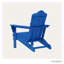 Chaise Adirondack pliante en bleu-296894725