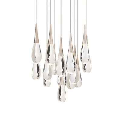 Hibiscus 15 - Light LED Pendant