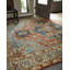 Antique Weave Serapi Oriental Hand-Knotted Wool Rust/Blue/Navy Area Rug-25306837