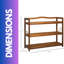 9 Pair Solid Wood Shoe Storage Bench