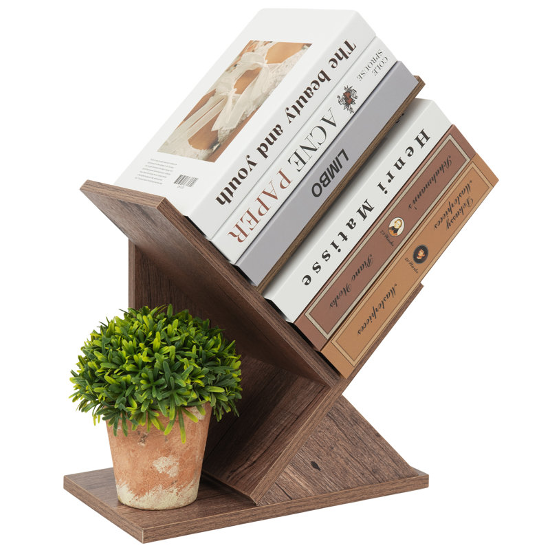 Geometric Tree Bookcase Shelf, (3 Shelves) 11.2” H x 11.7” W x 6.6” D