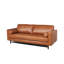 Mid-Century Tufted Leather Sofa-732117164