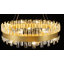 Lustre rond en cristal K9 de 31,5 pouces à intensité variable avec hauteur réglable pour la salle à manger et la cuisine-18354594-18354595-18354593