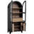 71" Tall Arched Display Cabinet With Glass Doors-175100317