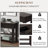 48'' Solid Pine Wood Top Console Table