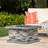 28" Square Fire Pit - Fiberglass Reinforced Cement For Durability, Iron Assurance, Simple Assembly Kit With Tools & Instructions Included, Stone Gray Appearance, Enhances Beauty Of Your Backyard And
