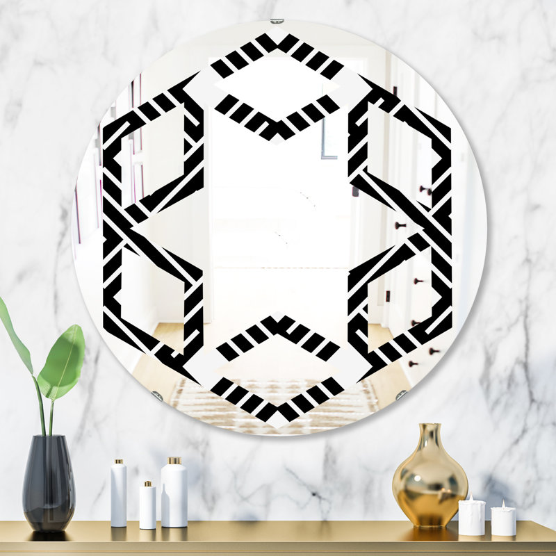 Miroir mural Hexagon Star, 31,5 po x 31,5 po