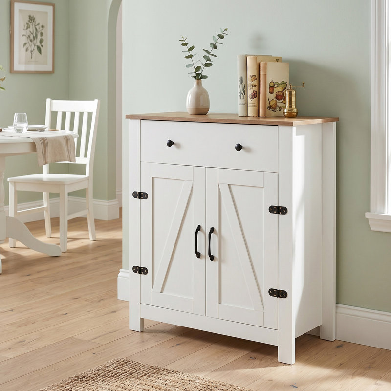 80cm Sideboard, White