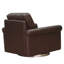 Fauteuil pivotant en cuir Pruszkow-104707288