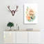 Floral Art in Abstract - Wrapped Canvas-55314582