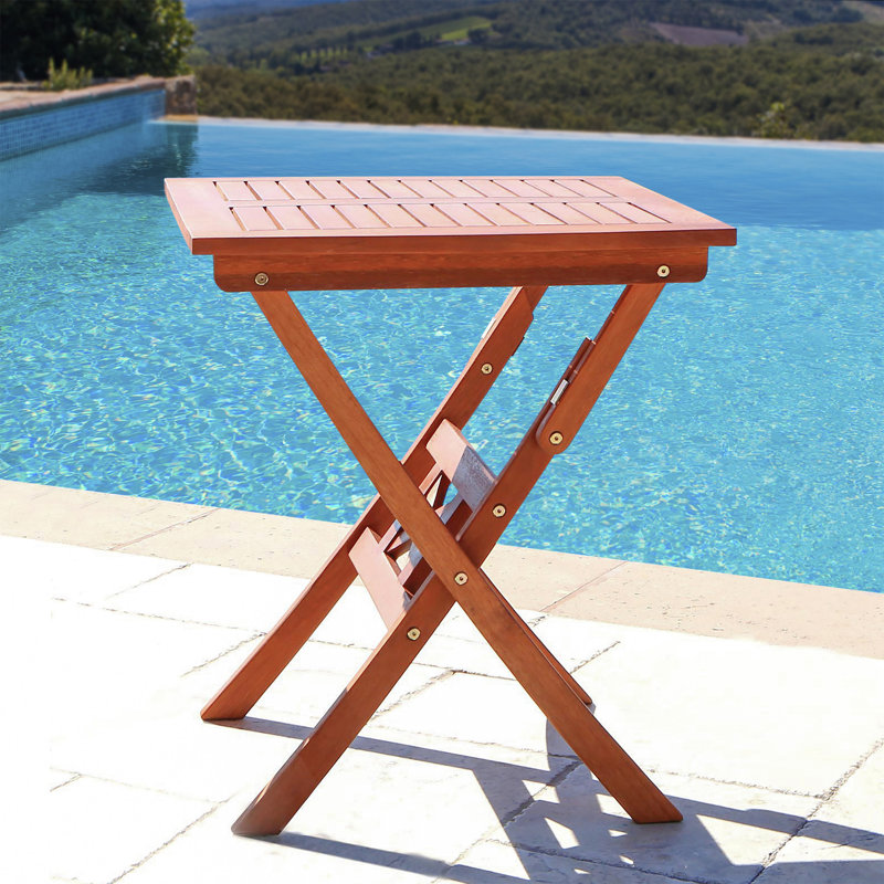 Table basse entièrement assemblée (brun)