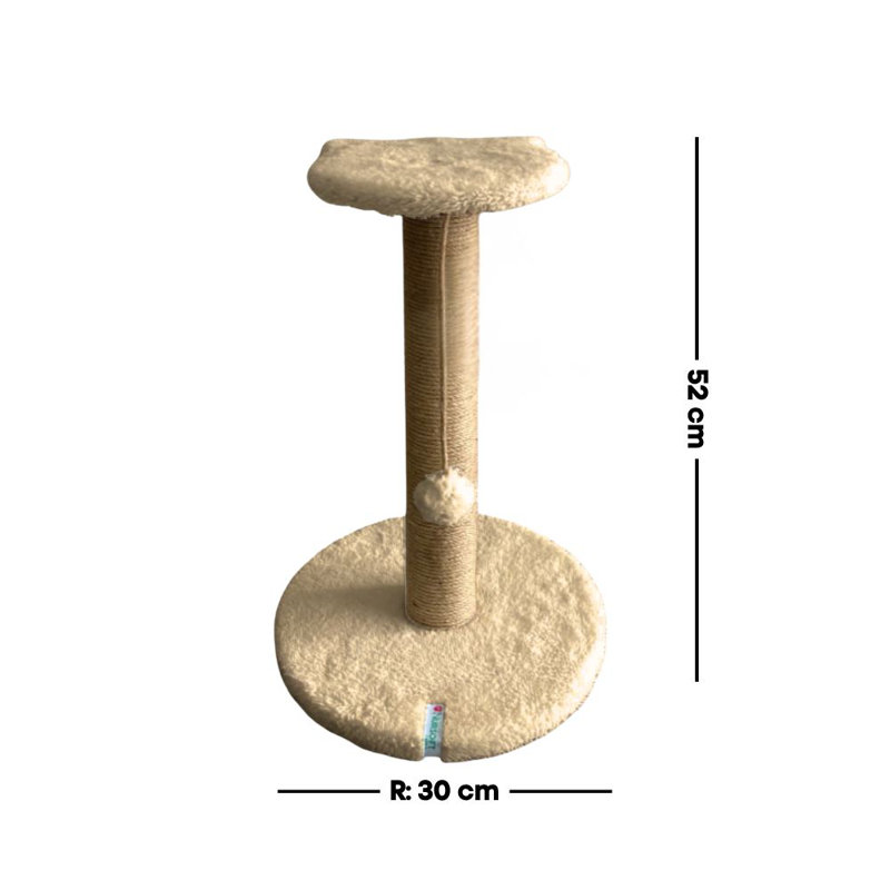 Grattoir pour chat, Beige