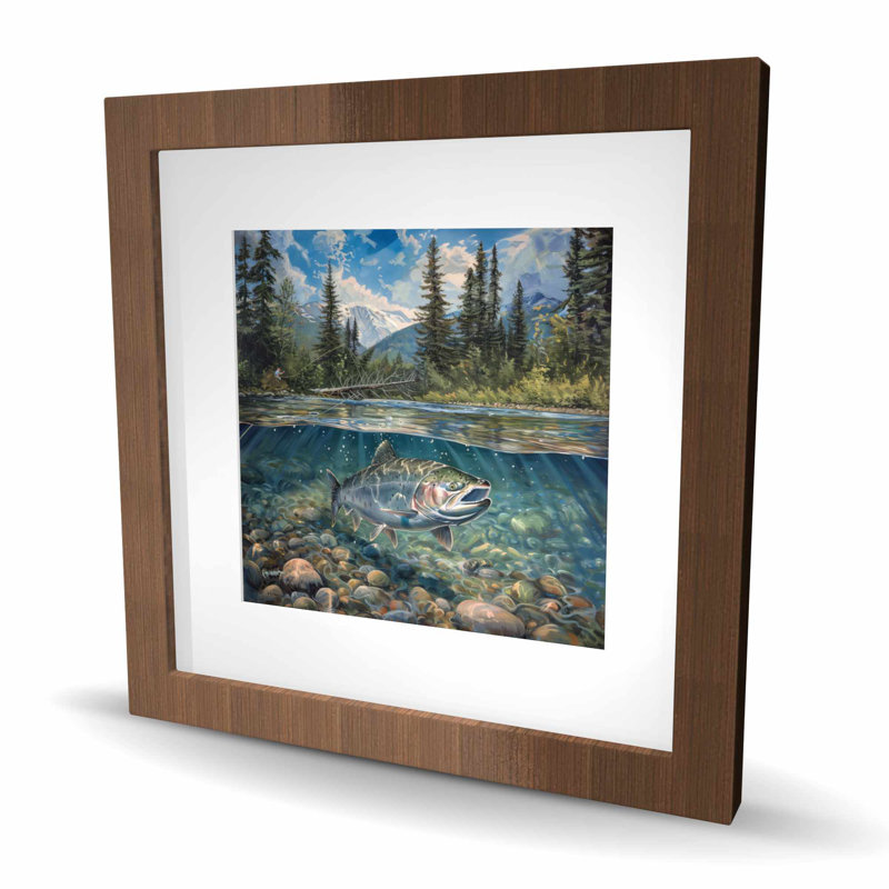 Up Close - Gray Framed Matted Print for Home Decor