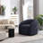Aunna Upholstered Swivel Barrel Chair-753683452
