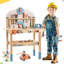 Établi à jouets en bois, grand outil de jeu en bois pour enfants, ensemble de construction créative Pretend Play