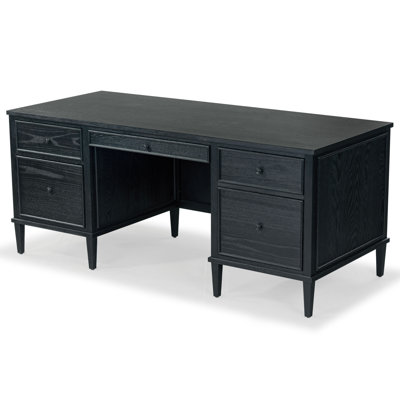 Ariella 5 Drawer Wood Desk
