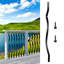 Paquet de 26 tiges de terrasse en aluminium 32,25 po