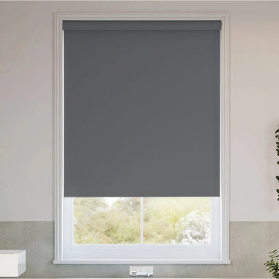 Blackout Roller Blind, Trimmable Cut-to-Size Window Shade, Custom Fit for Light Control & Privacy