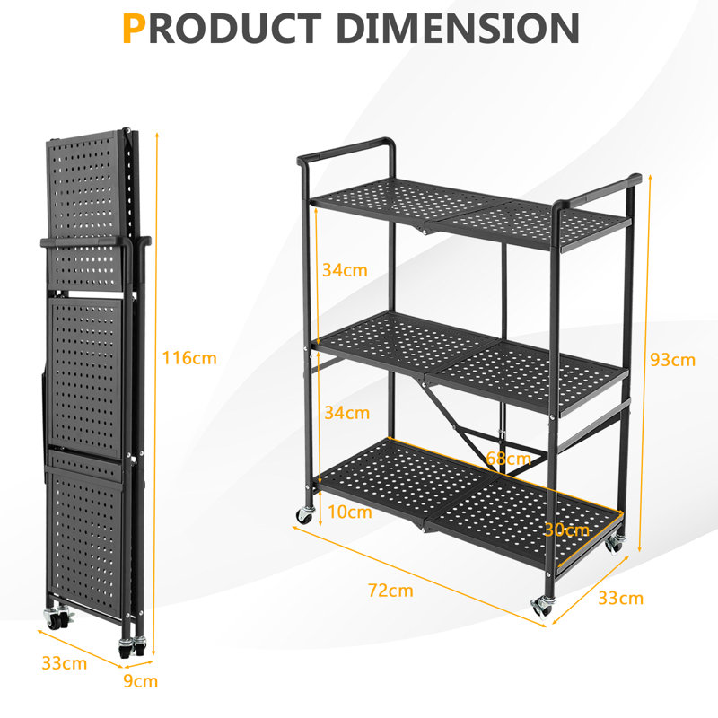 Salalima 33 cm W Steel Storage Rack