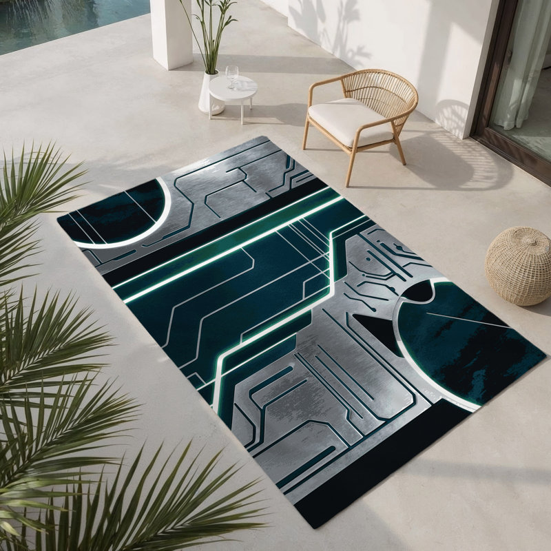 Tapis intérieur et extérieur Andromeda, Rectangle 5 pi x 7 pi