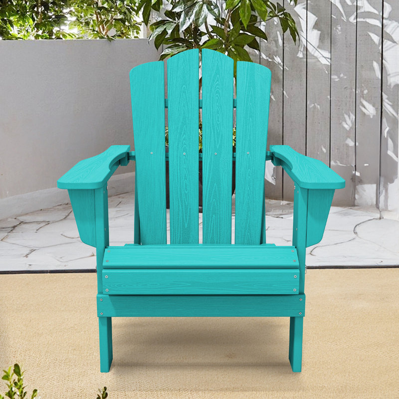Teo Foldable Outdoor Adirondack Chair, Tiffany