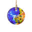 Carillon de verre 26 "H Twist Glaze