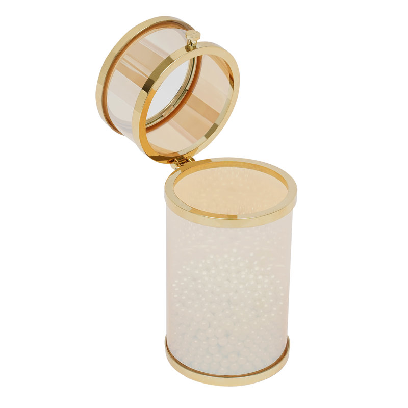 Jonahtan Plastic Makeup Organizer, Gold