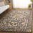 Helena Oriental Hand Hooked Wool Ivory / Dark Brown Area Rug-1182369031
