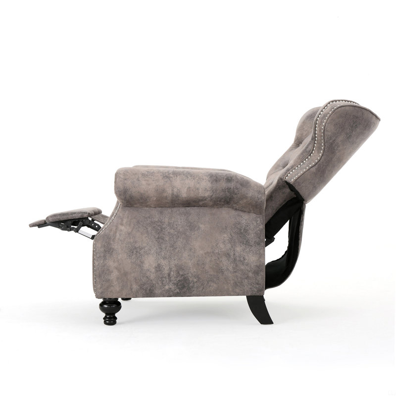 Fauteuil inclinable avec accoudoirs roulés