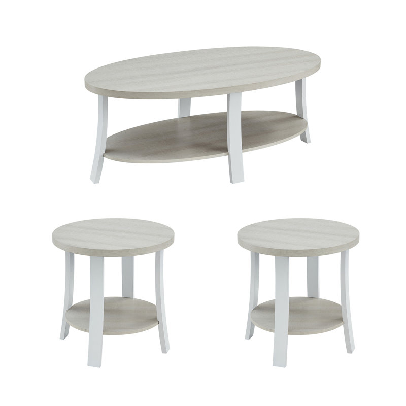 Ensemble de tables basses 3 pièces Anze
