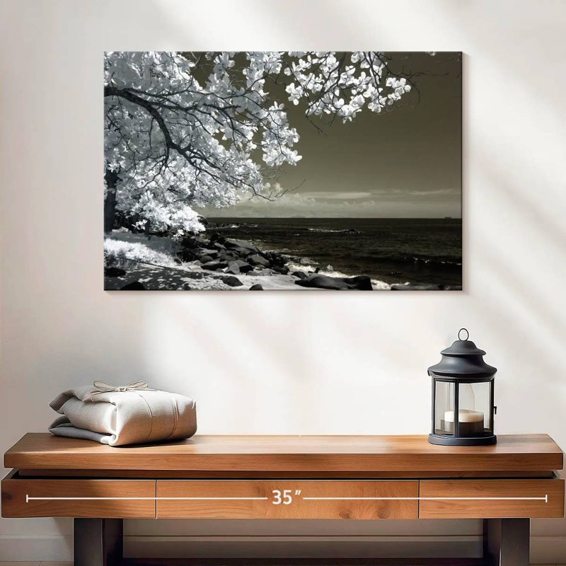 Arbre noir et blanc Harnek, H 16 po x l 24 po