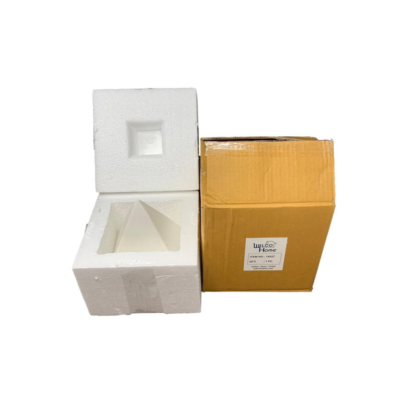 Medium Marble Pyramid White