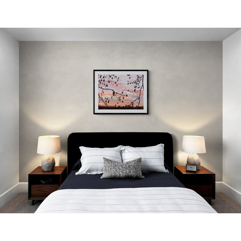 Oak Leaves And Morning Sky Print by Evan Sklar, 24" H x 32" W, Wrapped Canvas