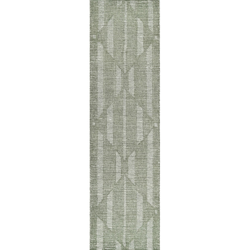 Hazen Hand Tufted Wool Geometric Indoor Rug, Runner 2'3" x 8'